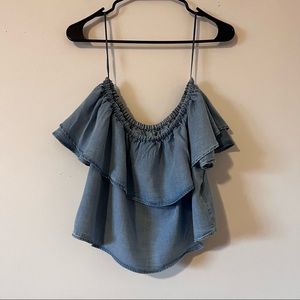 Zara off shoulder blouse